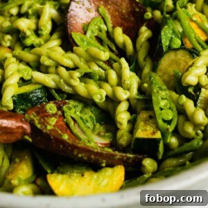 Pasta Salad with Jalapeño-Basil Vinaigrette Recipe 5 Creamy pasta salad with zucchini, snap peas, and jalapeño basil dressing.