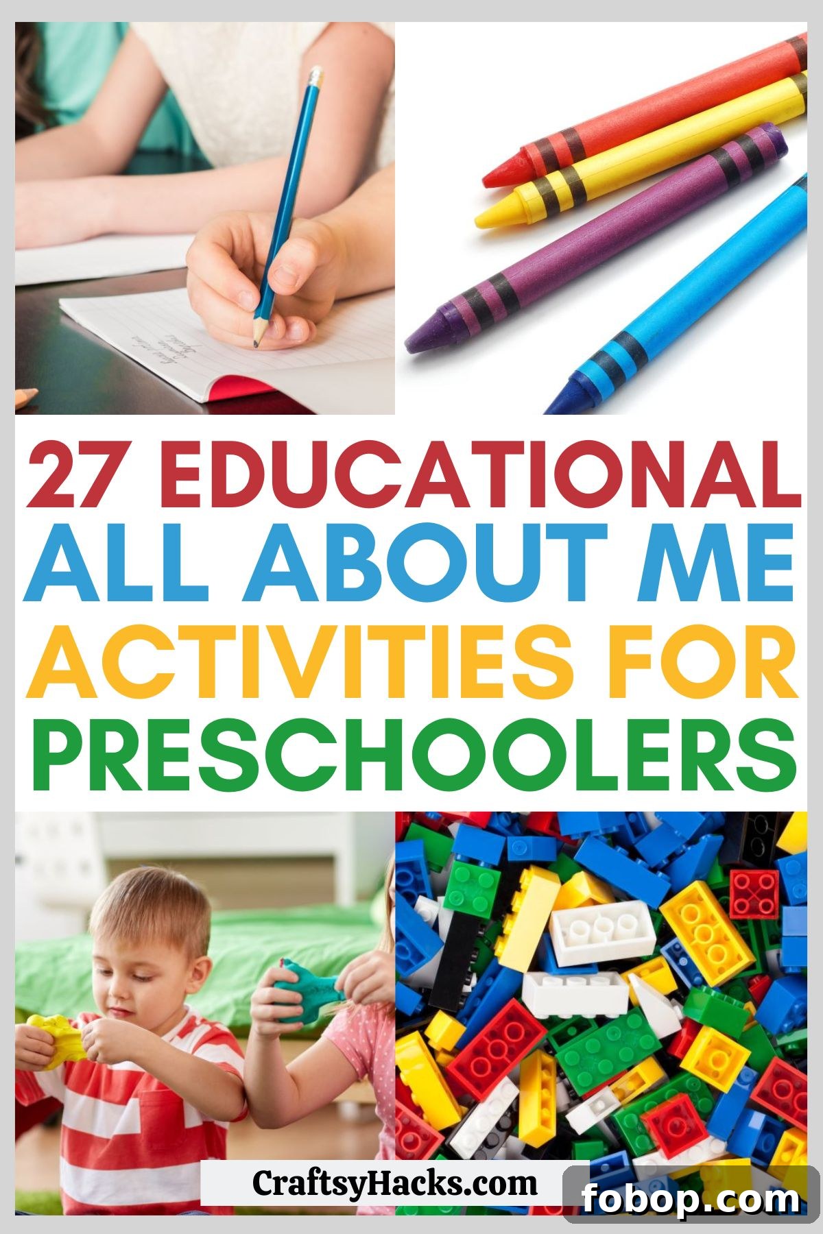 preschool activities all about me