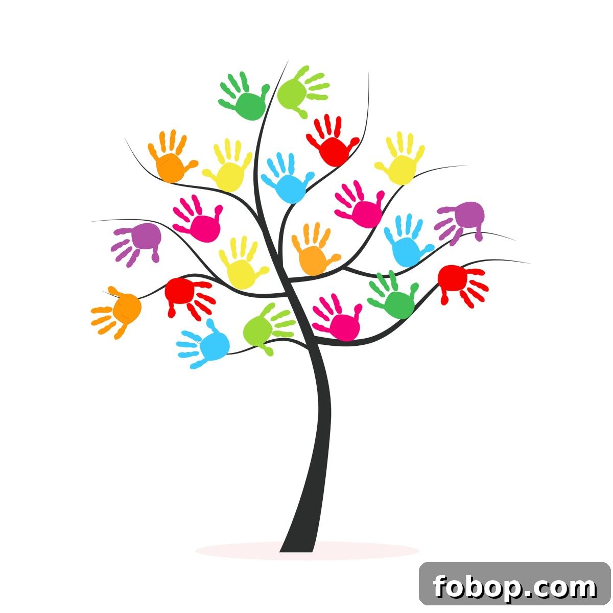 family handprint tree