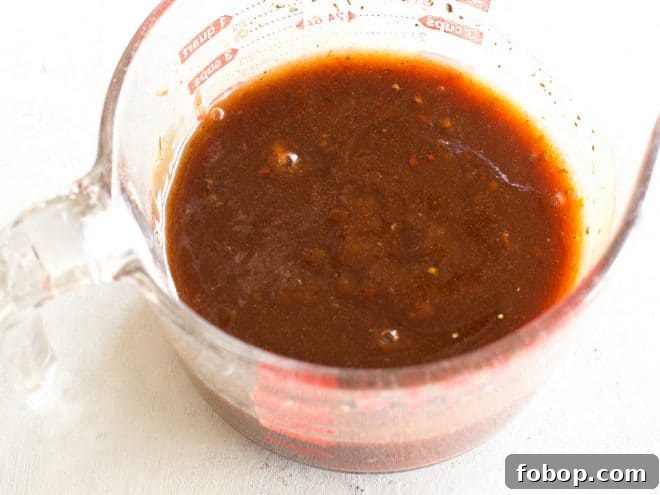 barbecue sauce in a cup