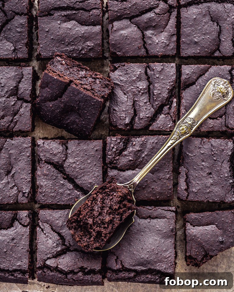Chickpea Dark Chocolate Brownies
