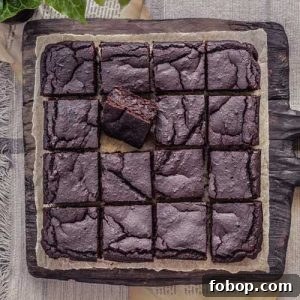 Chickpea Dark Chocolate Brownies