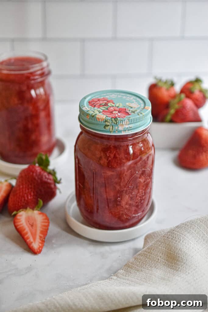 strawberry jam covered