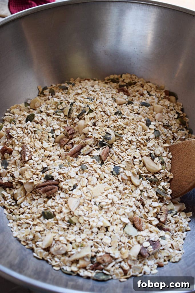 Cranberry Pecan Granola Recipe: Homemade Crunchy Breakfast Mix 9 img 24536 8