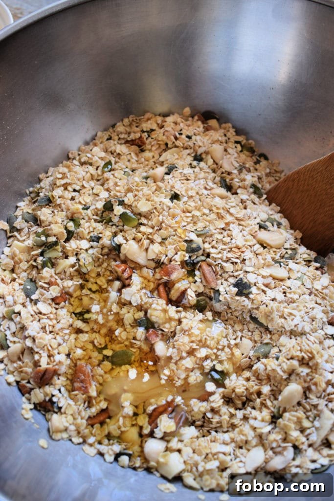 Cranberry Pecan Granola Recipe: Homemade Crunchy Breakfast Mix 10 img 24536 9