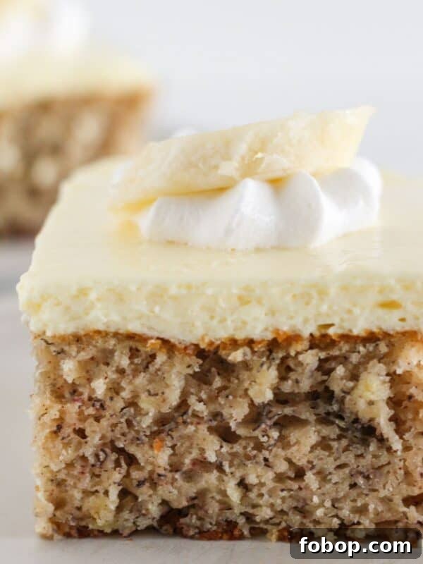 Ultimate Golden Oreo Cake Recipe: Moist, Crunchy Dessert 8 Banana sheet cake with banana pudding frosting