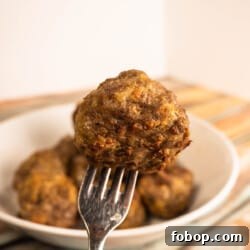 Crispy Air Fryer Meatballs in 10 Minutes: Quick Family Recipe 7 air fryer meatballs close up