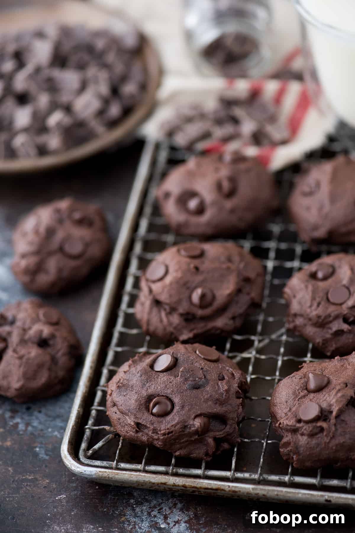 Dark Chocolate Coconut Oil Cookies with Better Ingredients 2 These healthier dark chocolate coconut oil cookies are estimated to be 150 calories. I love that the recipe calls for ordinary ingredients, and no refined sugar, butter or oil!