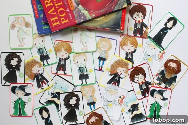 Wizarding World Memory Game: Harry Potter Card Matching Challenge 4 harry potter matching game cards