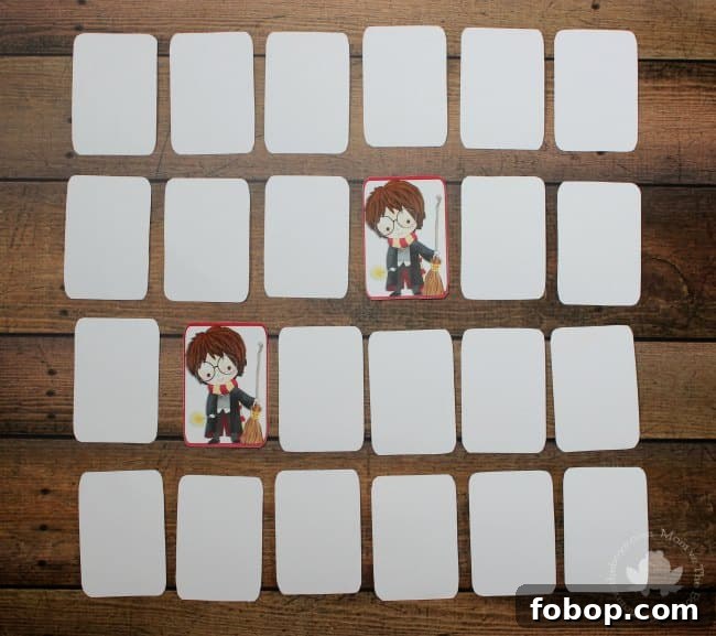 Wizarding World Memory Game: Harry Potter Card Matching Challenge 5 memory game