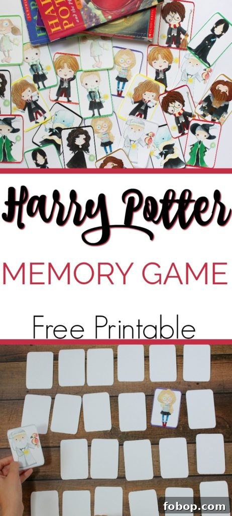 Wizarding World Memory Game: Harry Potter Card Matching Challenge 7 Harry Potter Memory Game