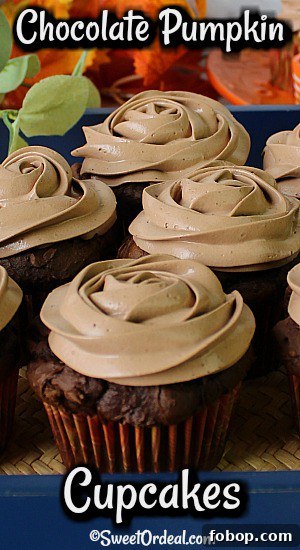 Chocolate Pumpkin Cupcakes are quick and easy to make, taste great with low sugar and low calories. Chocolate Pumpkin Cupcakes