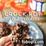 Crock Pot No Bake Cookies