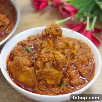 chicken changezi served in a white bowl.