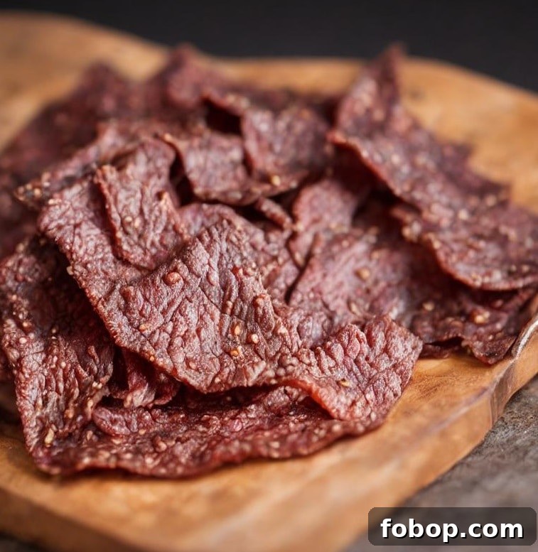 Traeger Smoked Beef Jerky Recipe: Tender, Flavorful Jerky at Home 3 beef jerky on Traeger