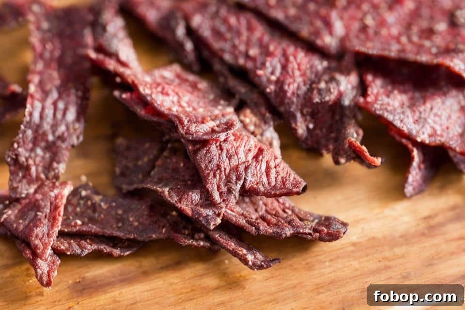 Traeger Smoked Beef Jerky Recipe: Tender, Flavorful Jerky at Home 4 Traeger beef jerky recipe