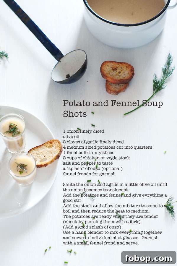 potato and fennel soup recipe