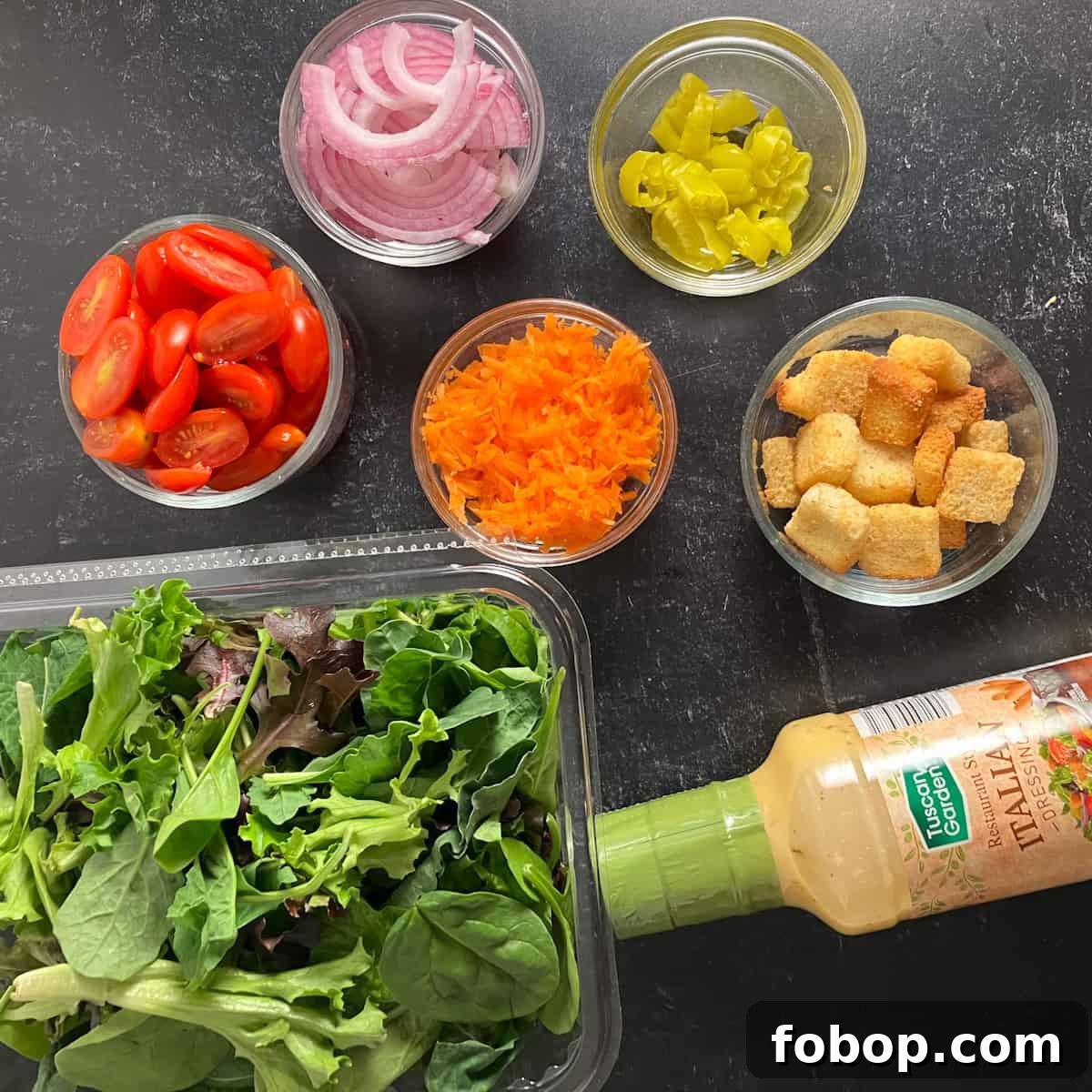 accompaniment salad ingredients