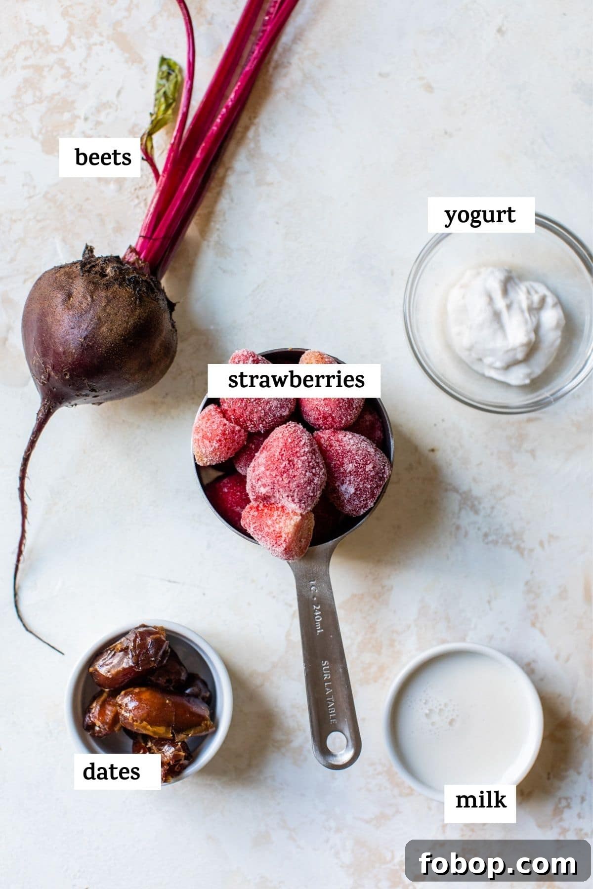 fruit with text overlay