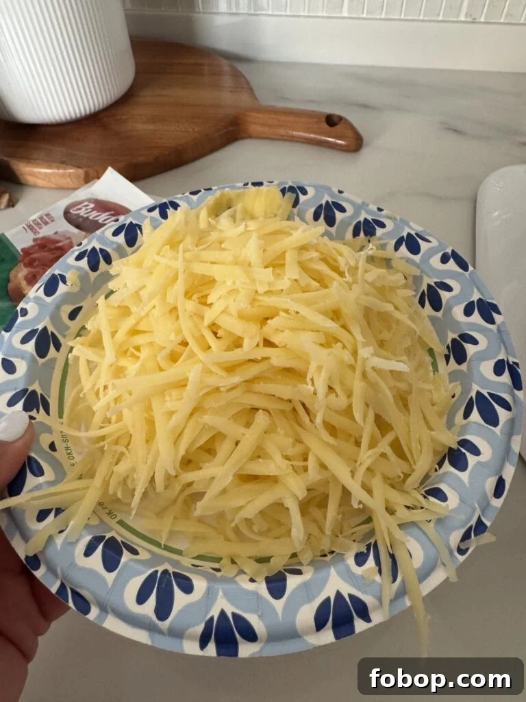 Grated cheese
