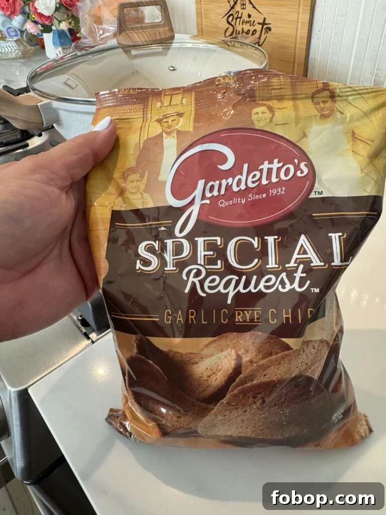 A bag of rye chips
