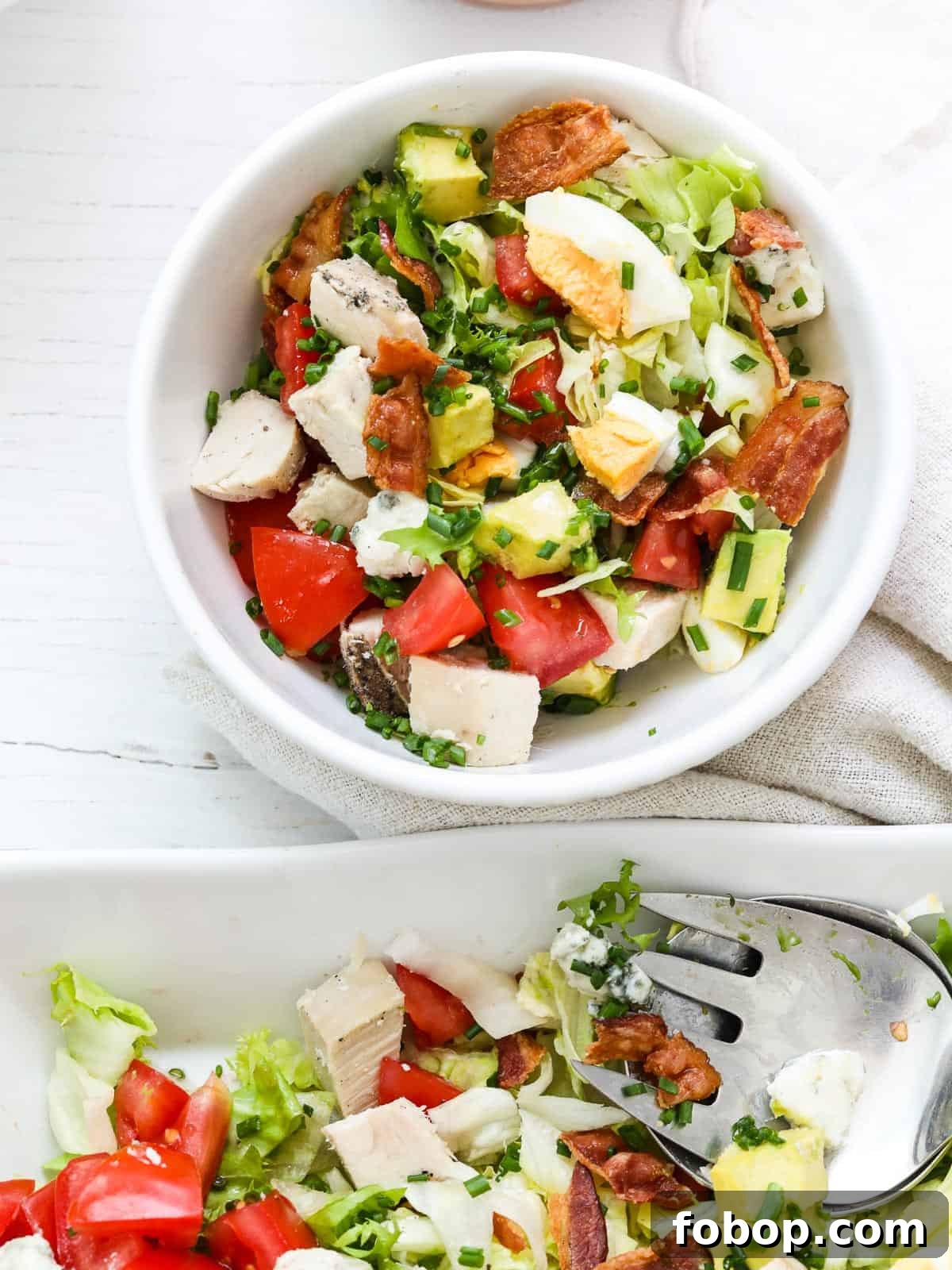 Classic Cobb Salad Recipe with Homemade Dressing and Tips 11 img 37376 12