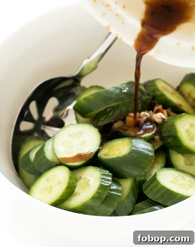 Refreshing Japanese Cucumber Salad with Sesame and Rice Vinegar 5 how to make Japanese Cucumber Salad Recipe