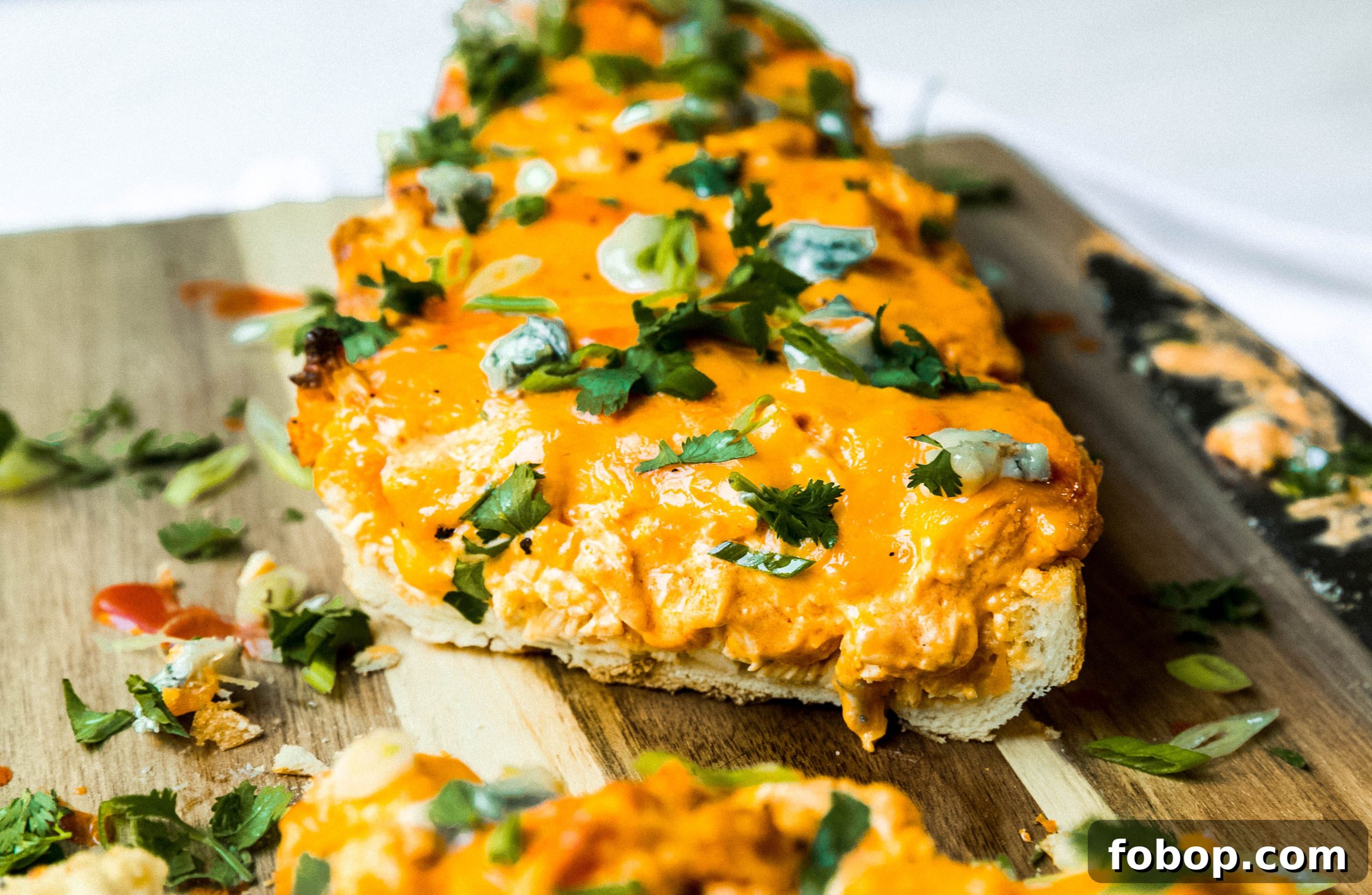 Buffalo Chicken and Cheese Stuffed French Bread Recipe 11 img 37953 10 scaled