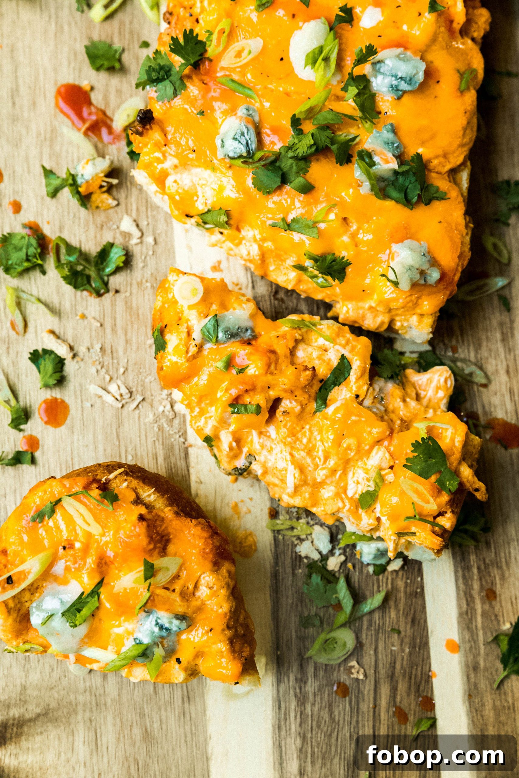 Buffalo Chicken and Cheese Stuffed French Bread Recipe 8 img 37953 7 scaled