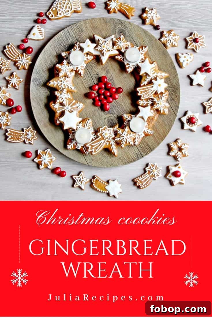 Gingerbread Wreath Recipe: Festive Holiday Cookie Centerpiece 7 img 3900 7