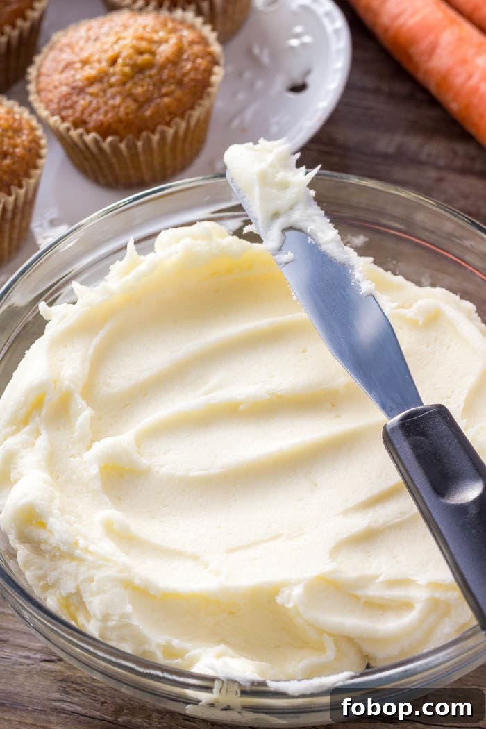 bowl of cream cheese frosting 
