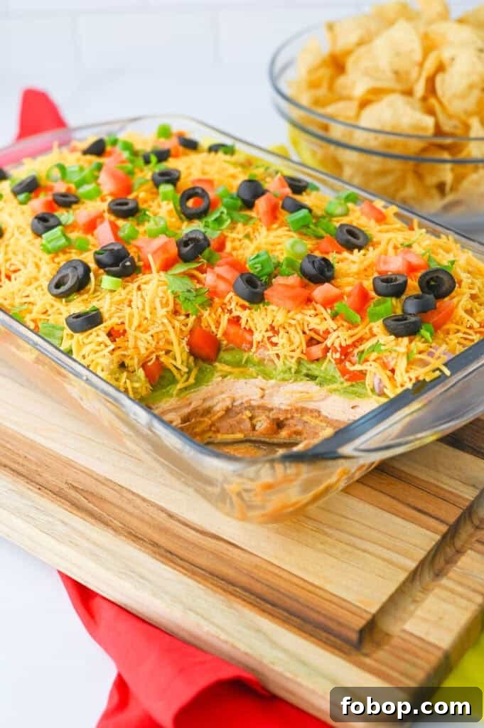 Easy Layered Taco Dip