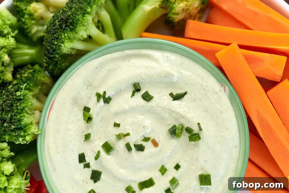 Cottage Cheese Ranch Dip