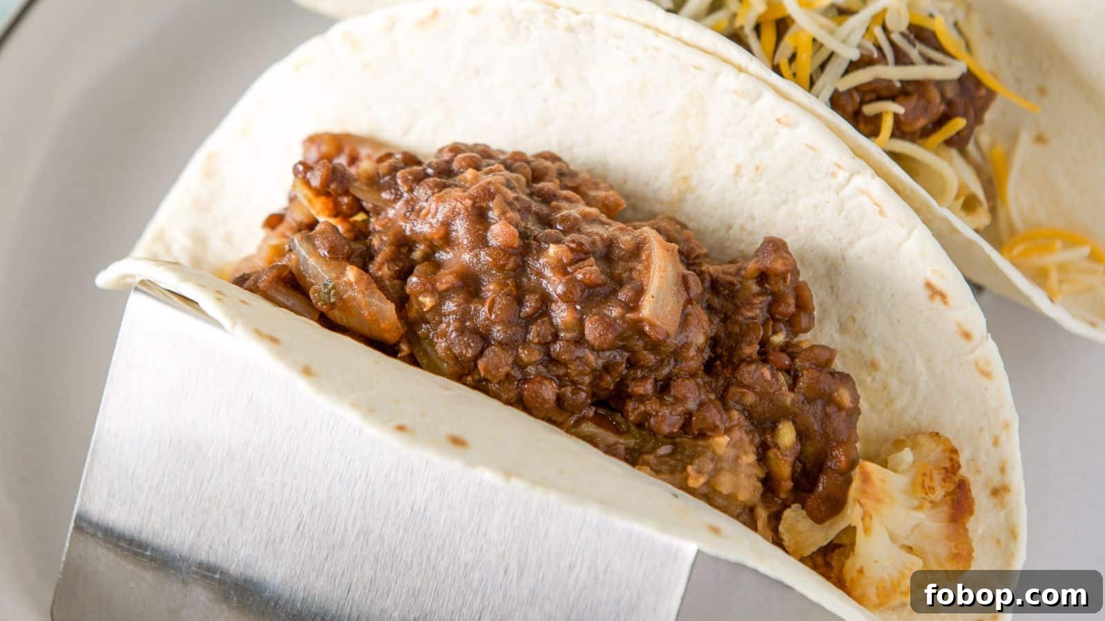 17 Flavor-Packed Side Dishes to Elevate Any Meal 8 A tortilla filled with vegetables and lentils