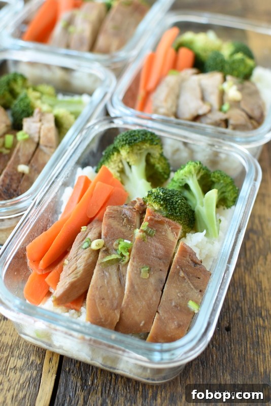 Teriyaki Chicken with cauliflower rice Meal Prep | NoBiggie.net