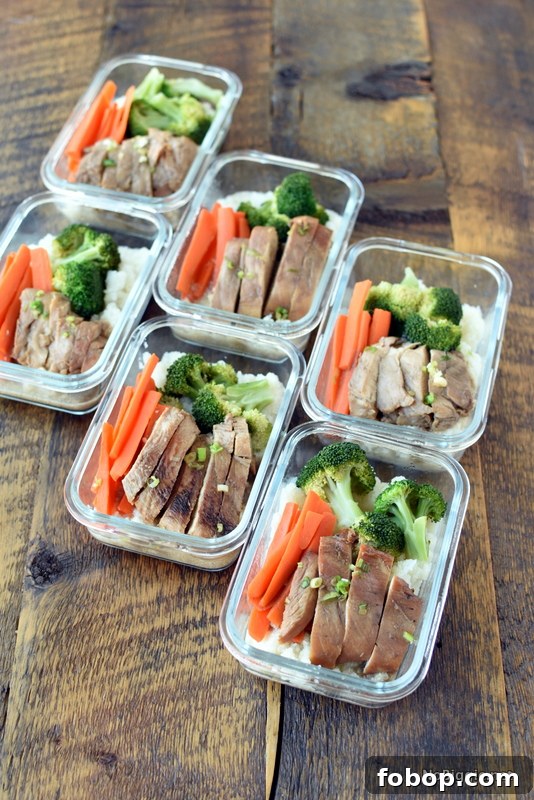 Teriyaki Chicken with cauliflower rice Meal Prep | NoBiggie.net