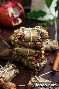 Healthy Chewy No Bake Granola Bars Stacked on Top of Each Other