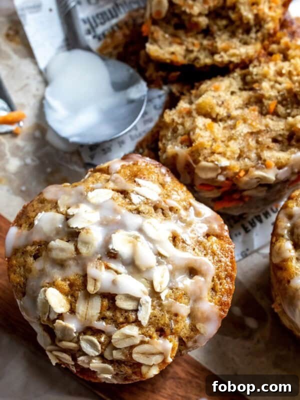 These fluffy carrot cake muffins are baked with banana. They are dairy free. Ready in 30 minutes.