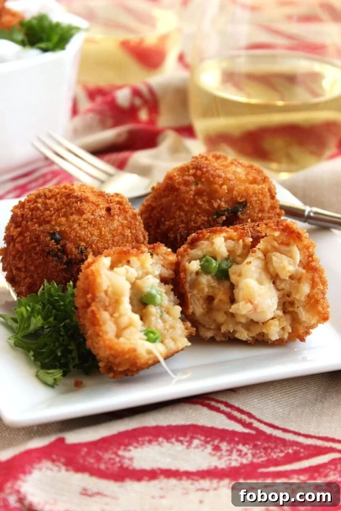 Lobster Arancini Recipe: Crispy Risotto Balls with Lobster Filling 2 Easy Lobster Arancini | The Suburban Soapbox