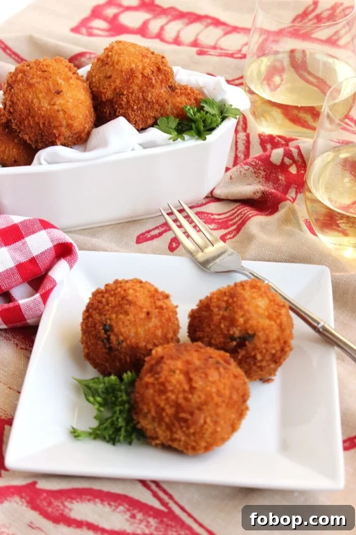 Lobster Arancini Recipe: Crispy Risotto Balls with Lobster Filling 3 Lobster Arancini 2 Easy Lobster Arancini | The Suburban Soapbox