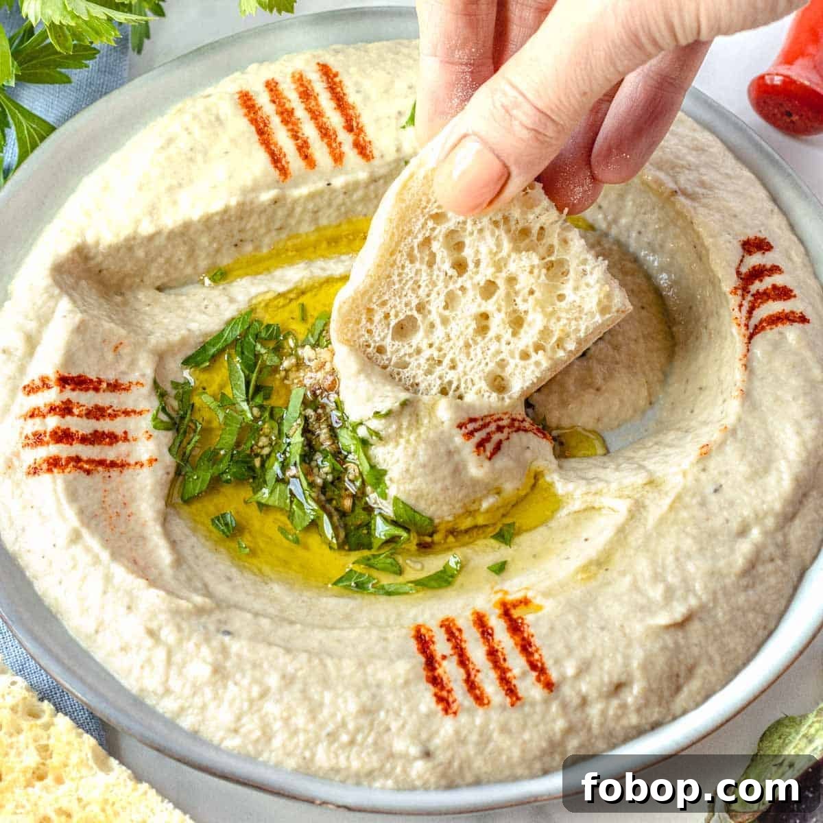 30 Delicious Eggplant Recipes for Every Meal 20 Baba ganoush dip.