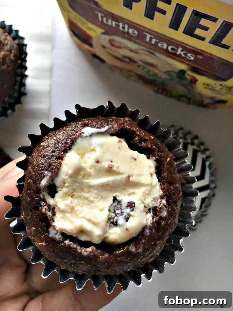 Ice Cream Filled Cupcakes