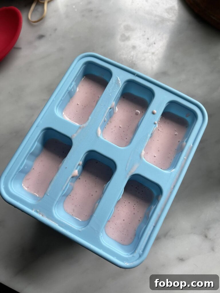 Closeup strawberry pop