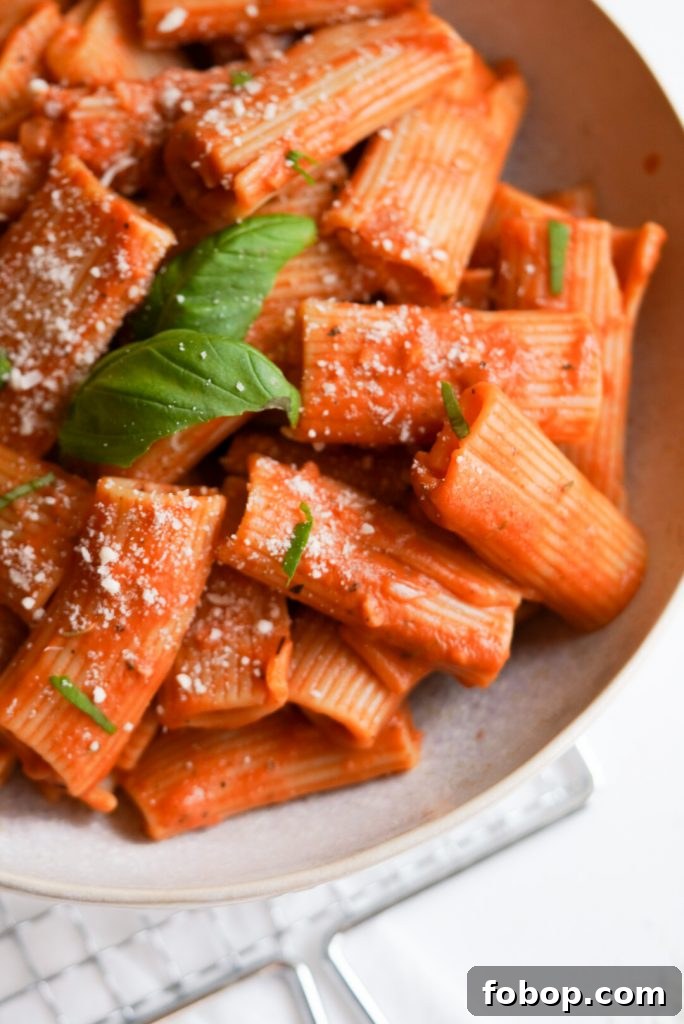 creamy tomato sauce