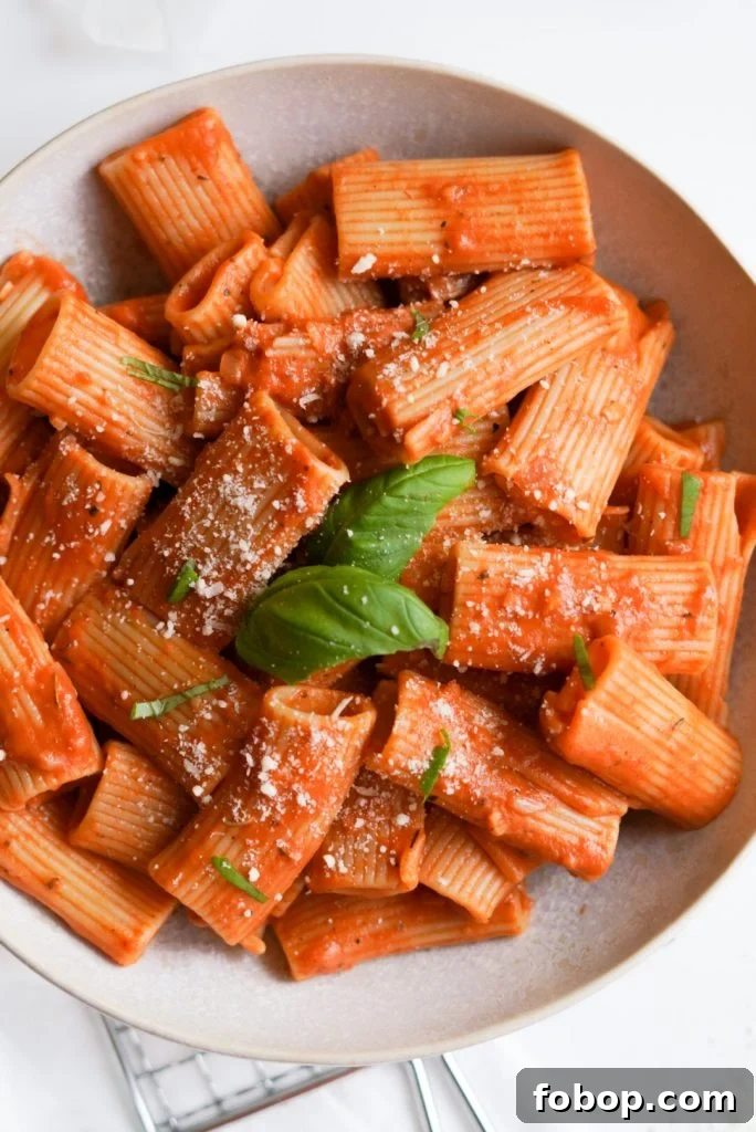 creamy tomato pasta
