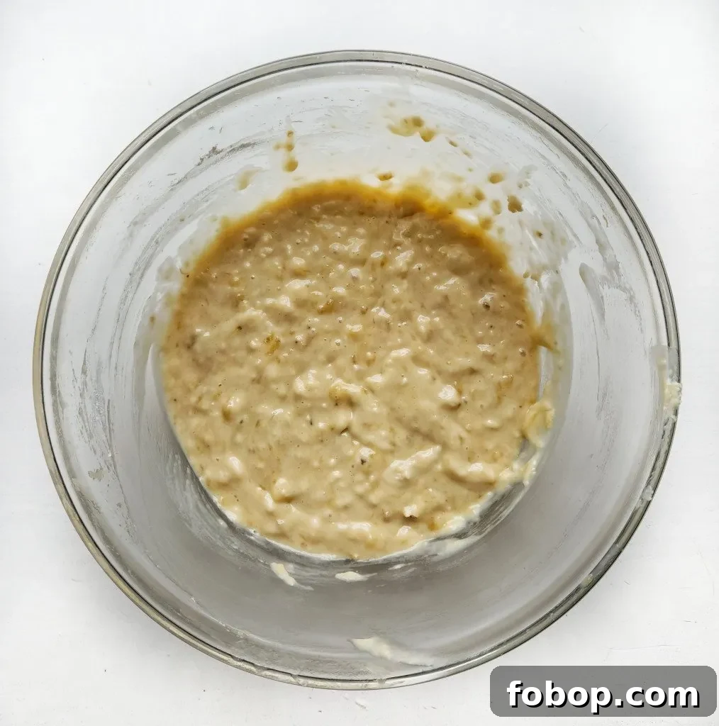 Bakery-Style Banana Muffins Recipe for Moist, Fluffy Bites 6 muffin batter