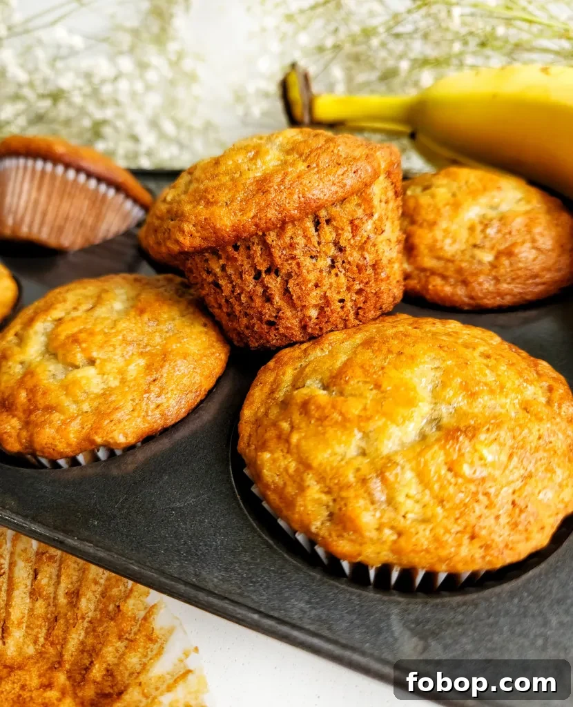 Bakery-Style Banana Muffins Recipe for Moist, Fluffy Bites 9 bakery style banana muffins