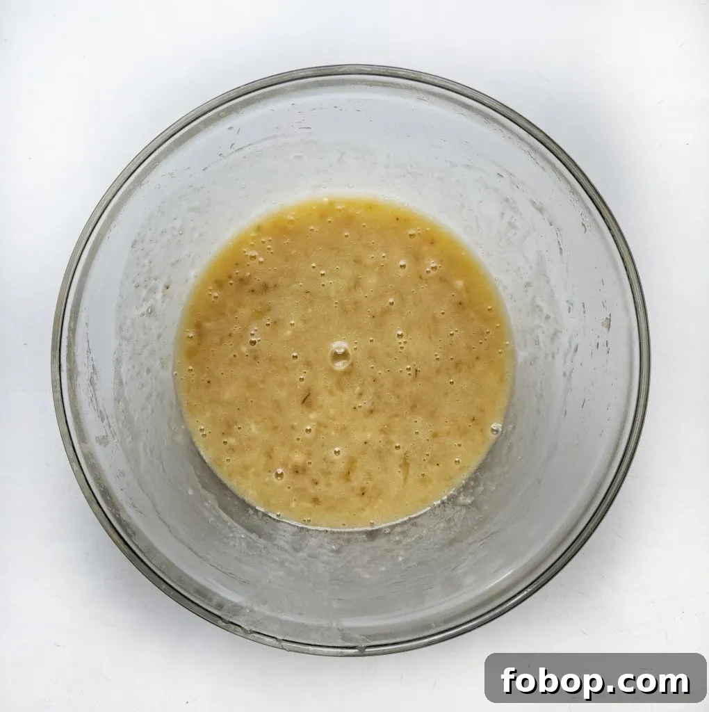 Bakery-Style Banana Muffins Recipe for Moist, Fluffy Bites 5 wet ingredients for the muffins