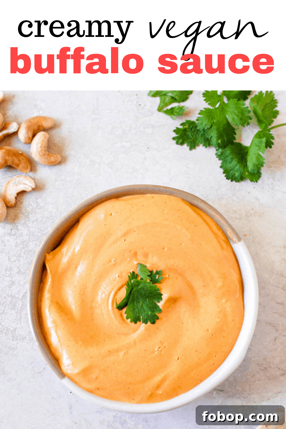 Creamy Vegan Buffalo Sauce Recipe for Wings & Dips 7 creamy vegan buffalo sauce