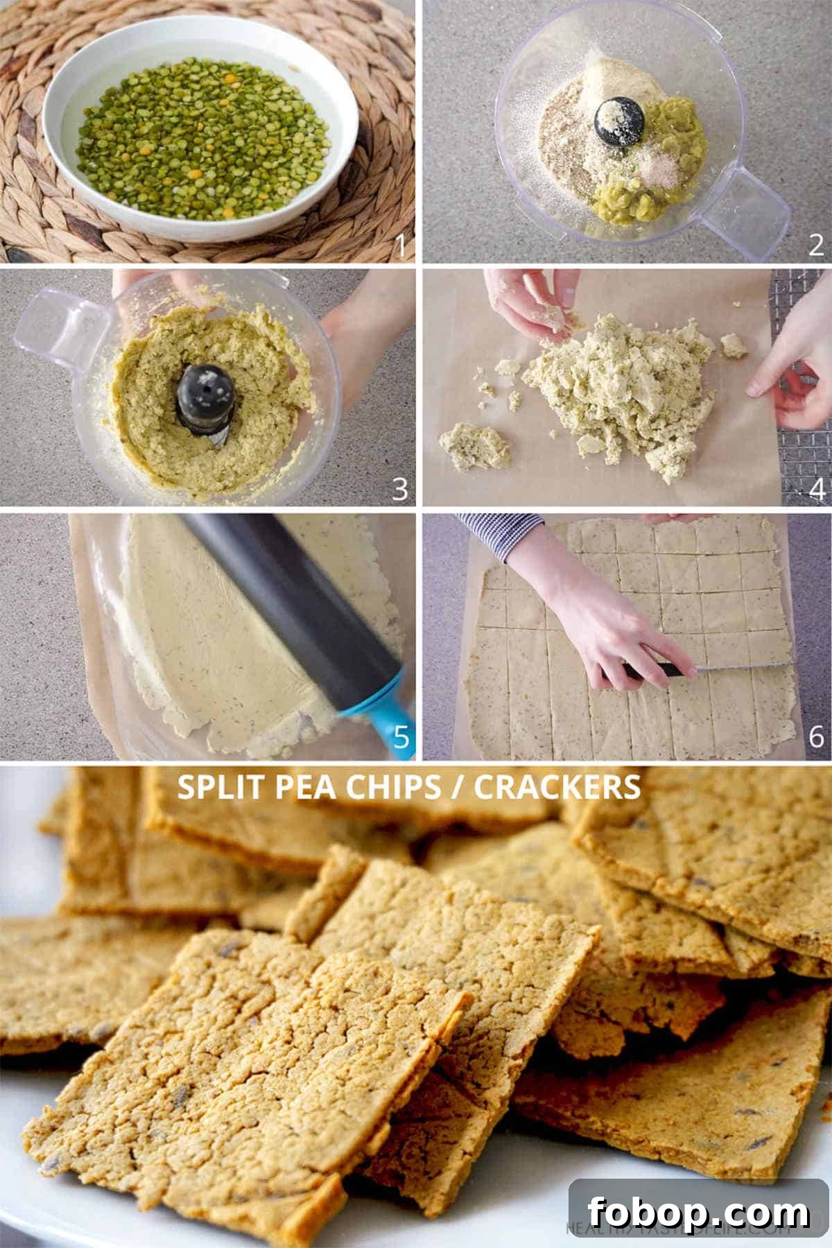 Split Pea Crackers & Chips — Gluten, Dairy and Egg Free Snacks 4 How To Make Pea Crackers / Split Pea Crackers, Chips Recipe